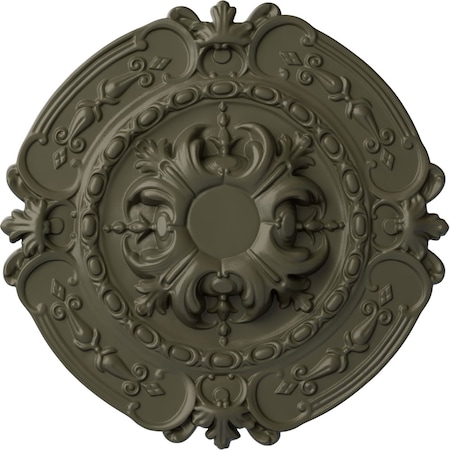 Ekena Millwork Southampton Ceiling Medallion (Fits Canopies up to 2 3/4"), 16 3/8"OD x 1 3/4"P, Witch Hazel CM17SOWHF